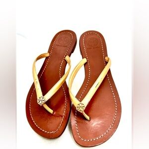 Tori Burch Terra Thong Sandal Flip Flop size 38
